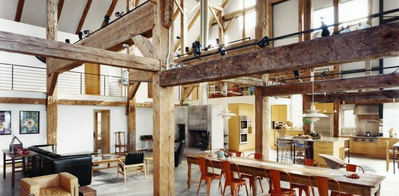 Aménagement intérieur d'une grange en maison - Bourg-en-Bresse Ambérieu-en-Bugey 01