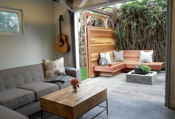 Garage transformé
