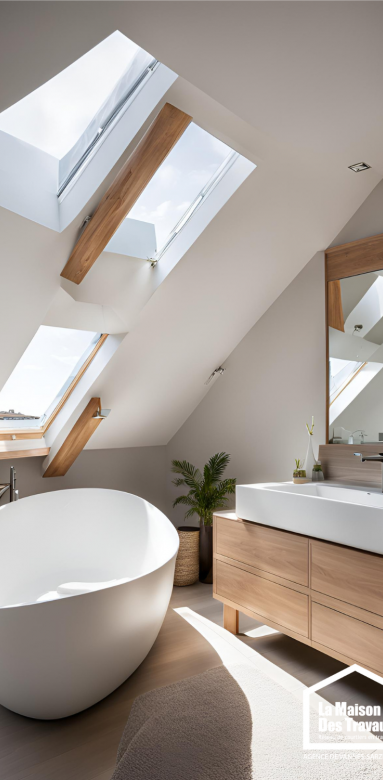 salle de bain suite parentale combles