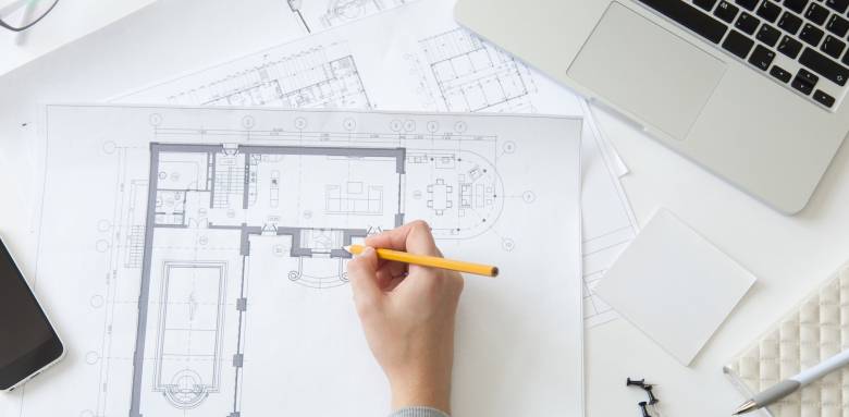 Plan d'une extension de maison à Boulogne-sur-Mer