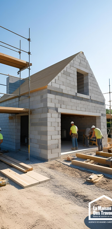 travaux extension garage maison