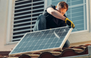 Installation de panneaux solaires