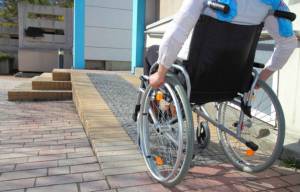 Rampe pour personne handicapée