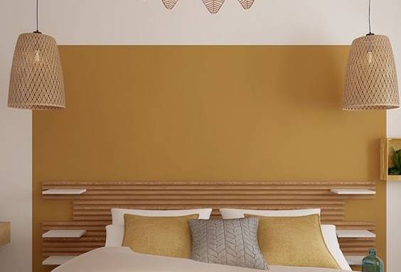 Chambre tendance 2023 Coloris Ocre