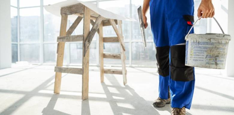 artisan sur chantier