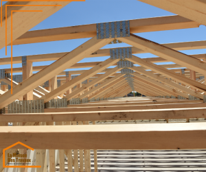 Fermettes avec connecteurs  couvreur 77, charpentier 77, isolation thermique 77, sarking 77, toiture 77