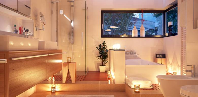 Création d'une salle de bain et d'un WC, maison de village à Aix-en-Provence