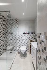 douche à l'italienne, déco mosaïque, dans le Grésivaudan