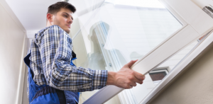 Illustration pose de fenetre