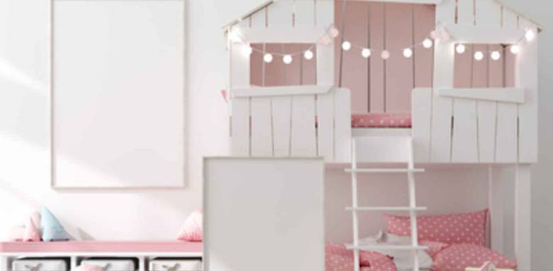 Lit en forme de cabane