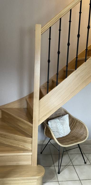 escalier en bois