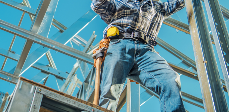 Surélévation maison acier