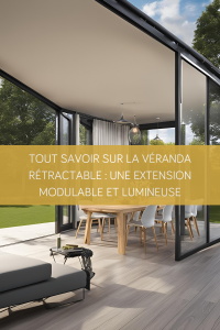 veranda retractable moderne installation