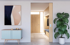 Menuiserie : porte à galandage