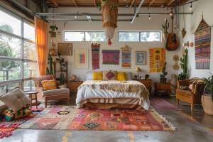 aménagement d'un garage en une chambre