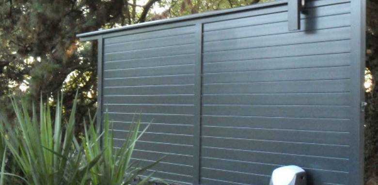 Portail électrique aluminium barreaudé coulissant à Yerres