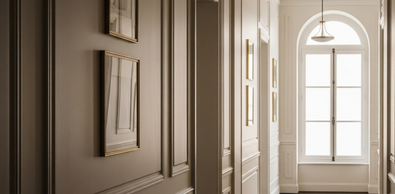 Illustration moulure couloi