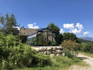 magnifique serre à Theys, dans le Grésivaudan