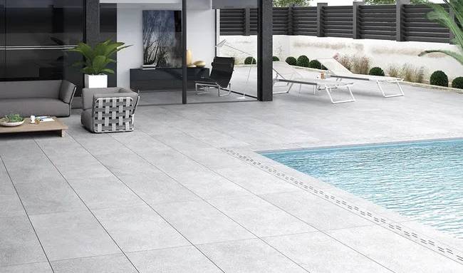 Terrasse carrelage Pontarlier