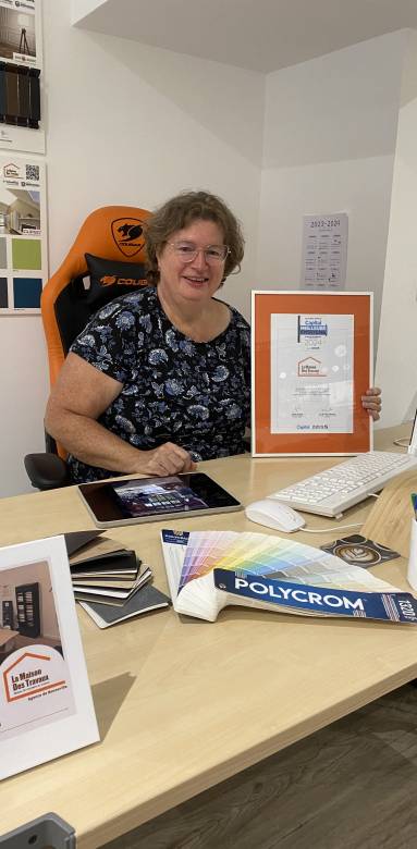 Isabelle HUDRY coutier en travaux