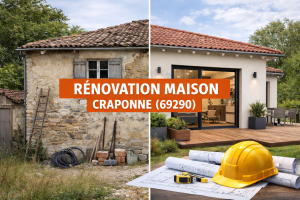 Rénovation maison à Craponne (69290)