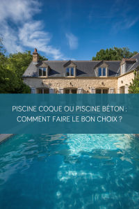 Piscine coque installée dans un jardin de maison individuelle 
