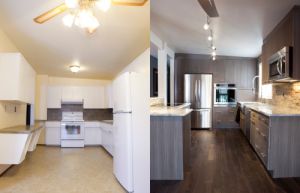 Rénovation cuisine actu : avant / après