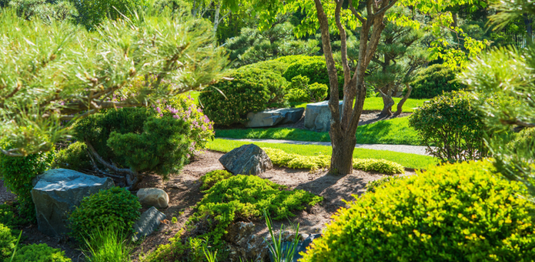 Aménagement de jardin en pente