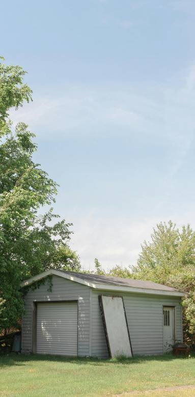 Abri de jardin en tôle