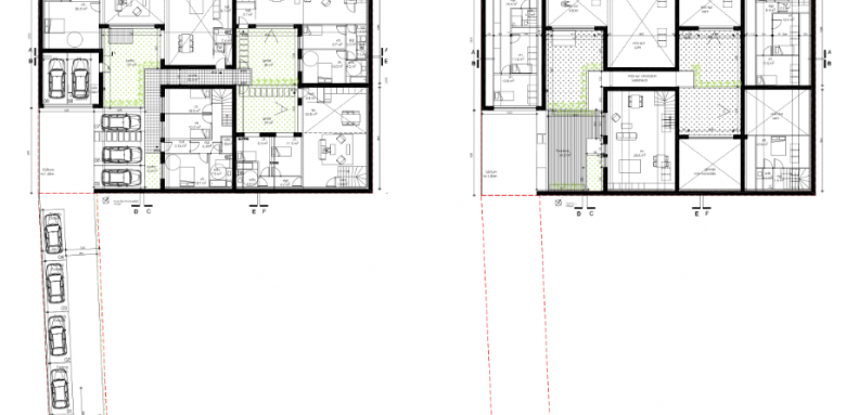 Plan intérieur RDC et étage 
