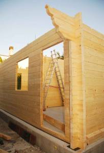 Construction de maison en bois