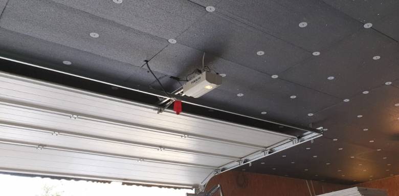 Garage isolation et intégration leds plafond