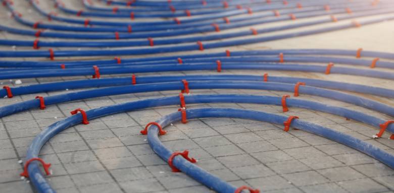 Plancher chauffant basse température