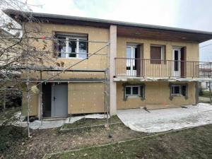 Isolation extérieure d'une maison ancienne dans l'ouest lyonnais