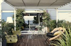 Terrasse sur le toit