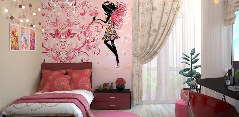 Autocollants muraux comme décoration d'intérieur