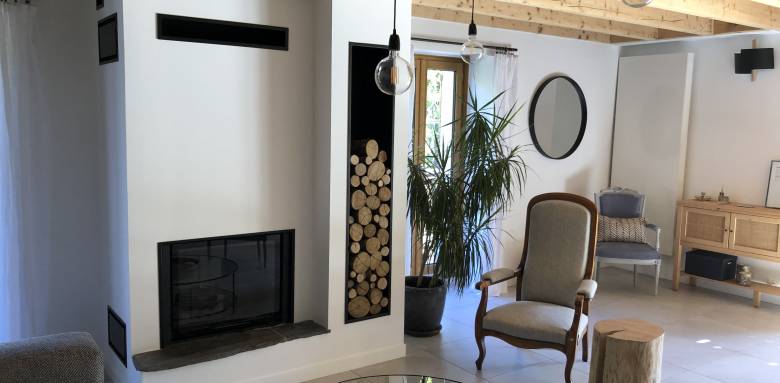 cheminée traditionnelle