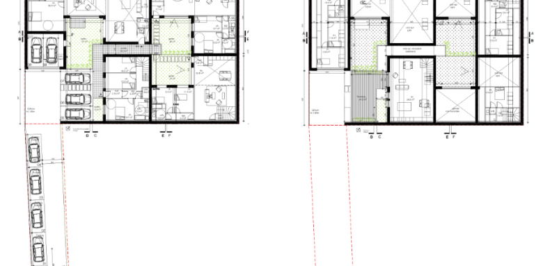 Plan intérieur RDC et étage 