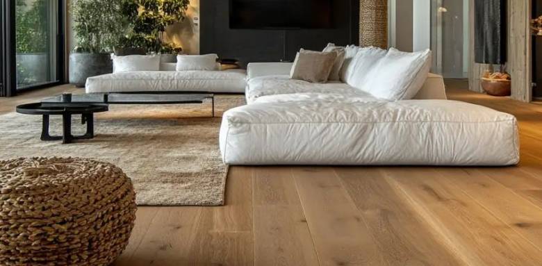 Parquet flottant salon