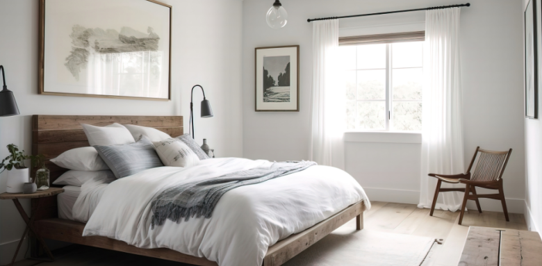 Chambre rénovée