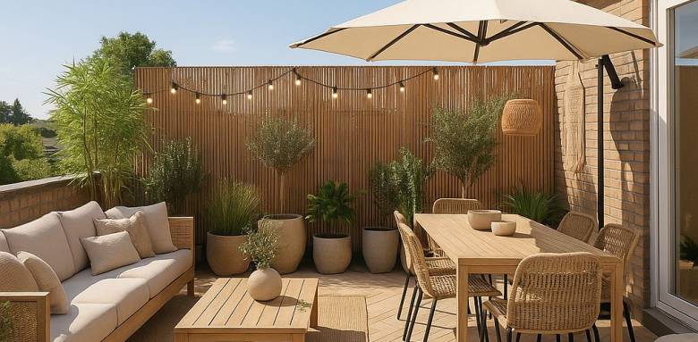 Aménagement d'un terrasse de 12m2
