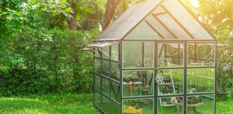 Une serre de jardin à Tours.