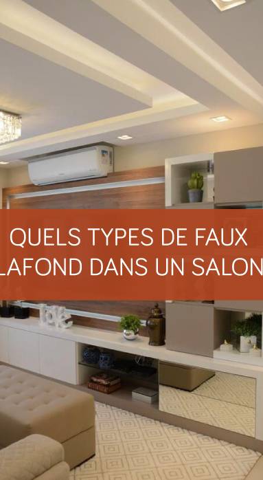 Quels types de faux plafond dans un salon ? La Maison Des Travaux Vannes Sarzeau Pénestin