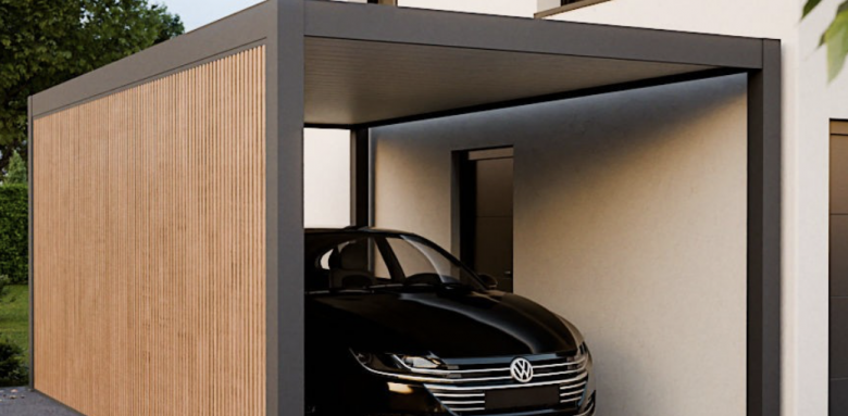 carport adossé à la maison