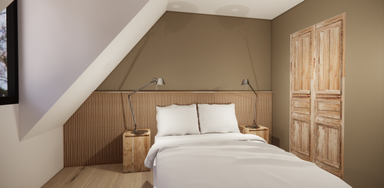 Vue 3D aménagement chambre 