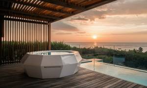 Spa sur terrasse à Deauville