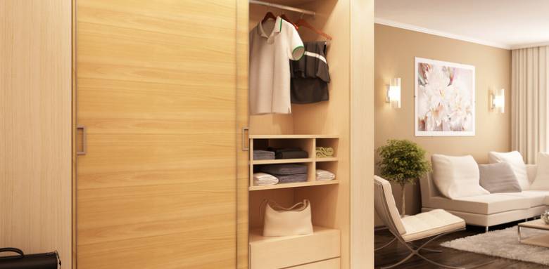 Aménager un dressing dans l'entrée - Nantes 44