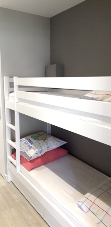 Lits superposés pour un gain de place et un maximum de couchages