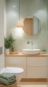salle de bain naturel  