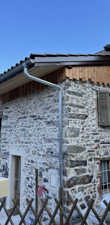 Rénovation extérieure, dont la toiture, dans le Grésivaudan